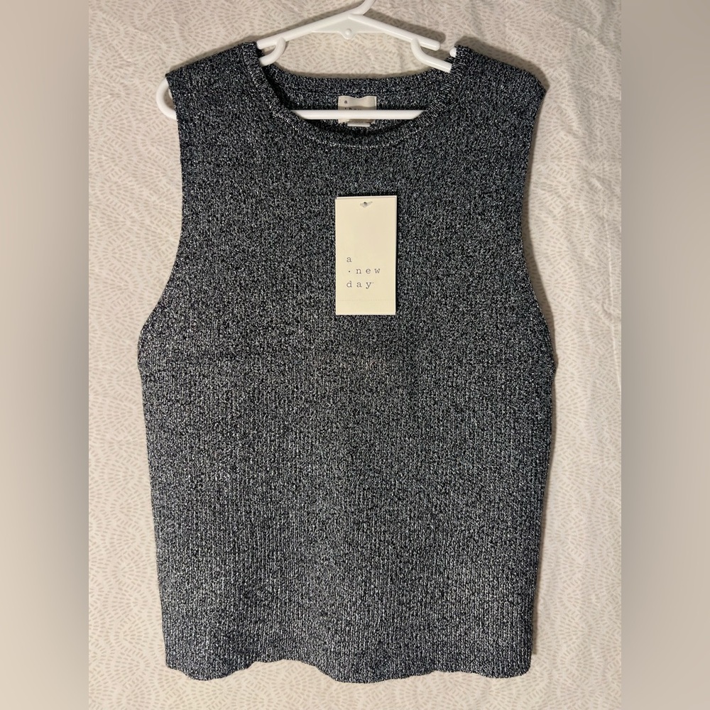 A New Day Women's Black Sleeveless Top